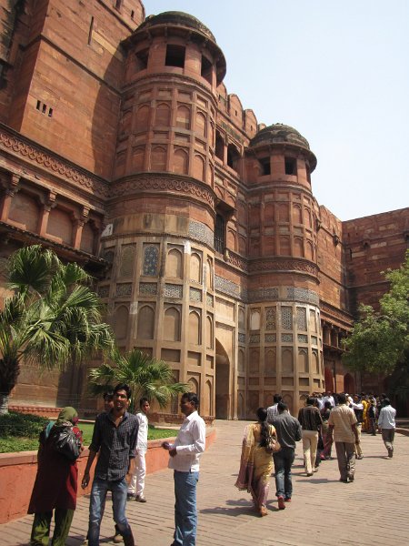 agra fort.jpg - Toegangspoort van Agra fort.